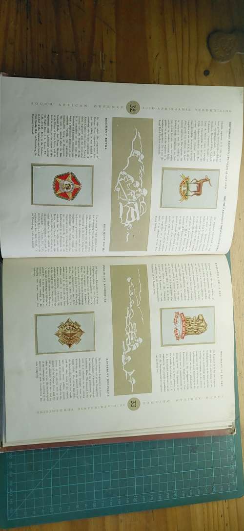 Vintage sticker book SA Defence force