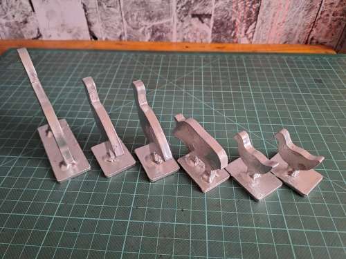 Air rifle steel targets x6 bundle