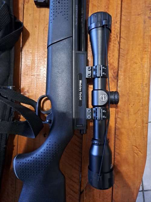 Air rifle Webley Rebel FAC rated with extras