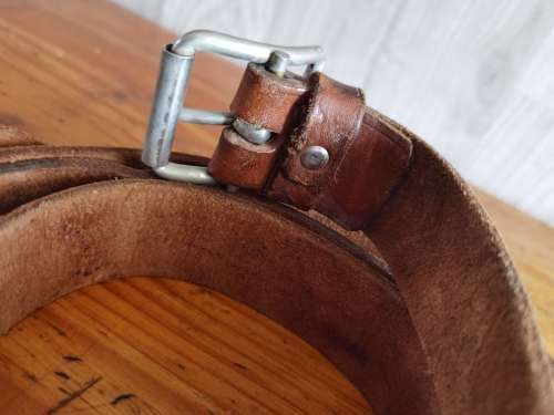 Vintage leather belt