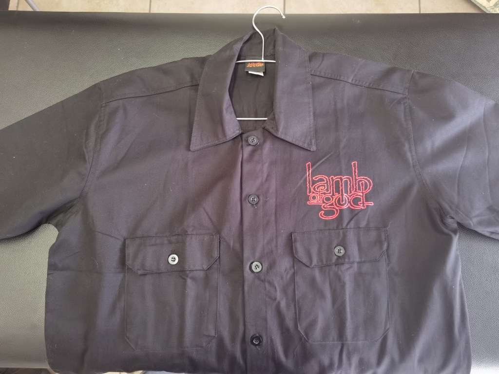 Lamb of God shirt button up