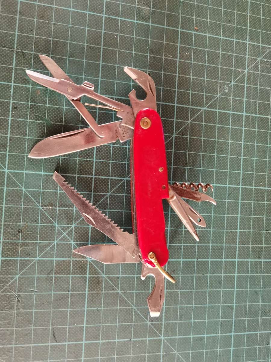 Vintage 1960s Yasuo Imai Proto 614 Seki Japan Multi Tool Folding Knife