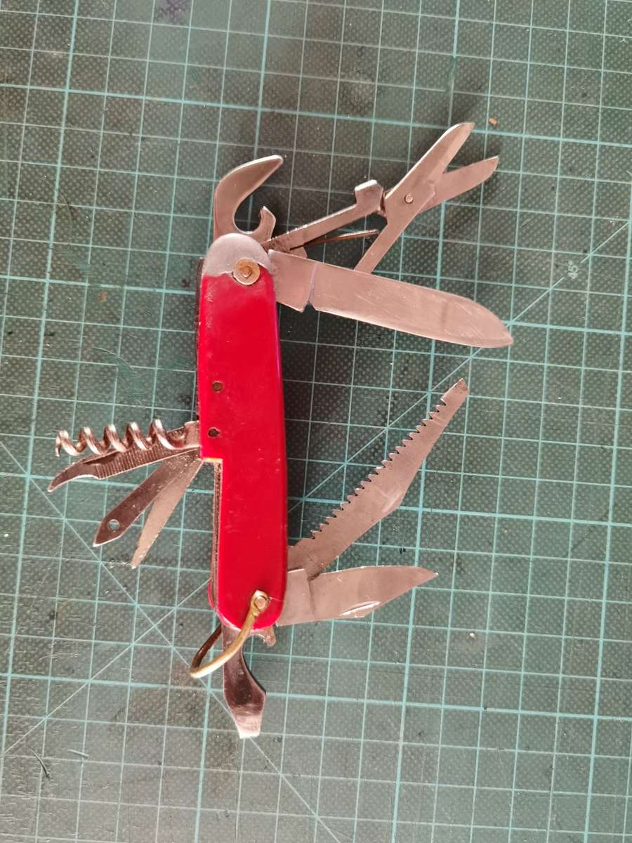 Vintage 1960s Yasuo Imai Proto 614 Seki Japan Multi Tool Folding Knife