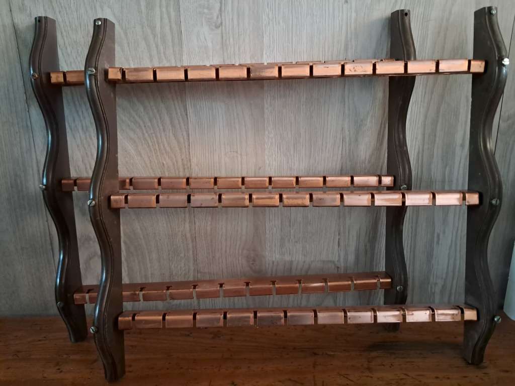 Collectible teaspoon display racks bundled