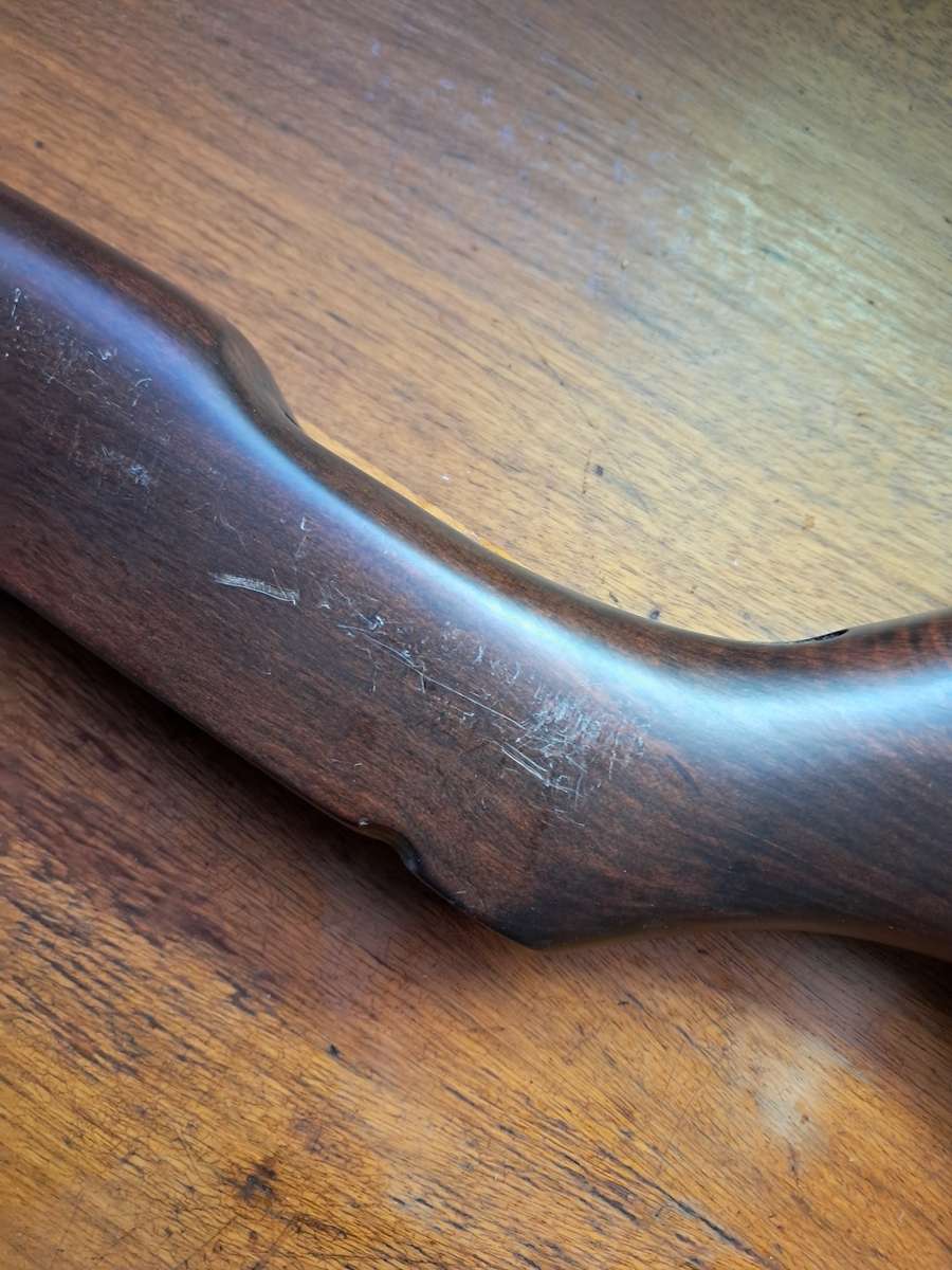 Air rifle but stock dark wood 61cm long
