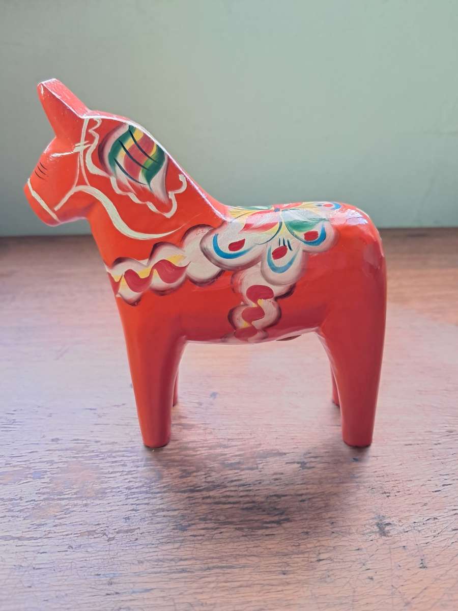 Vintage Swedish Dala horse