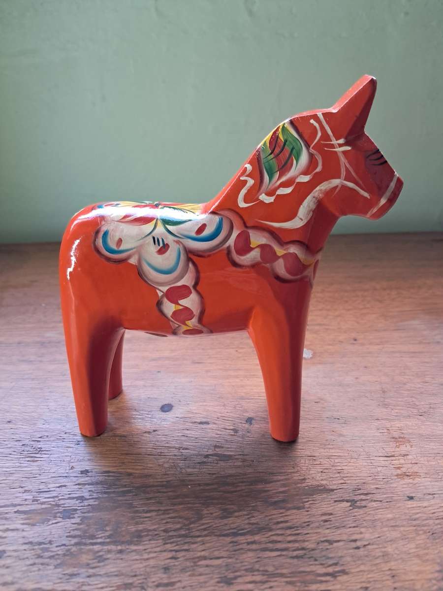 Vintage Swedish Dala horse