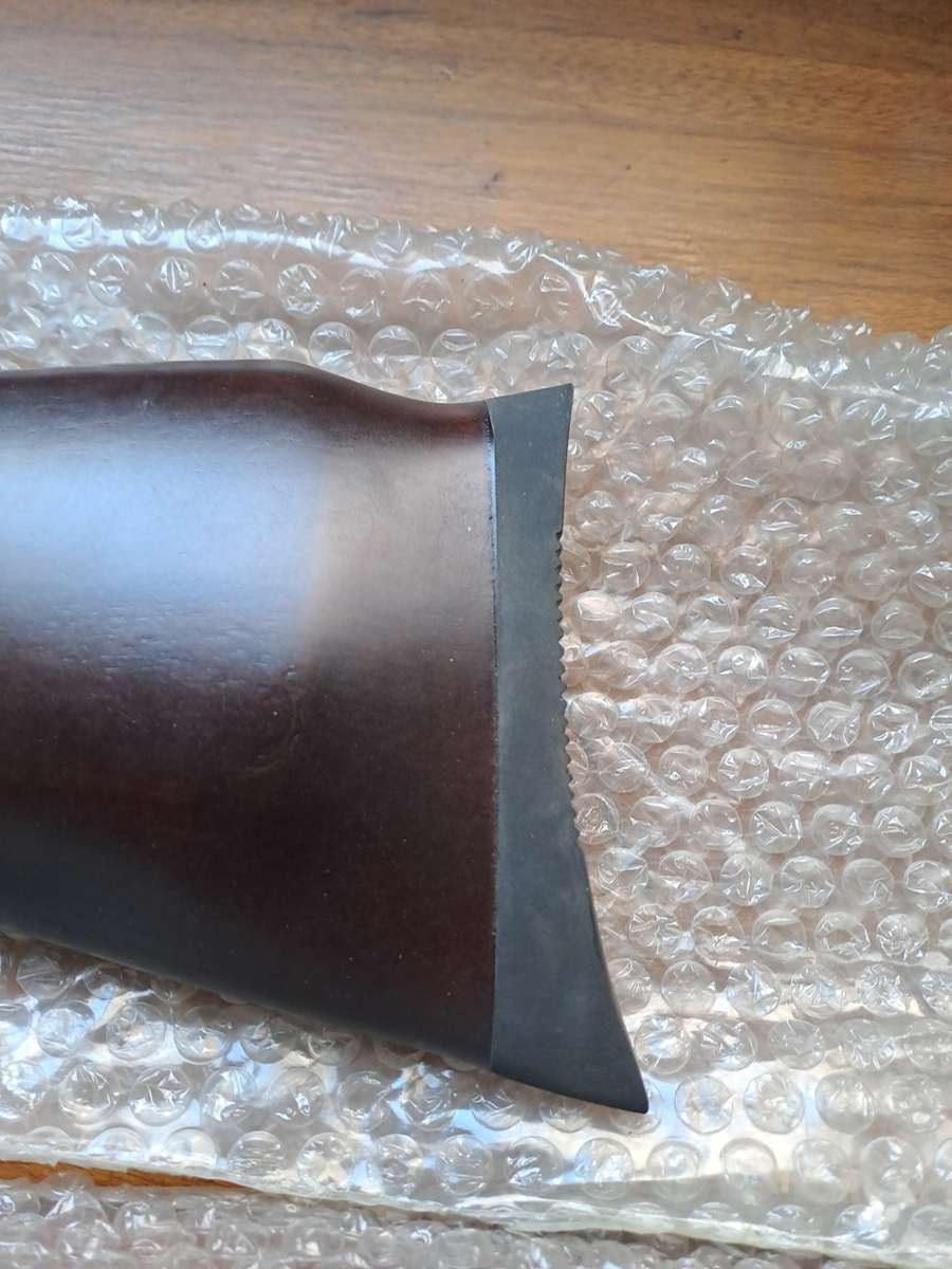 Air rifle butstock dark hard wood will fit B2 stile rifle configuration