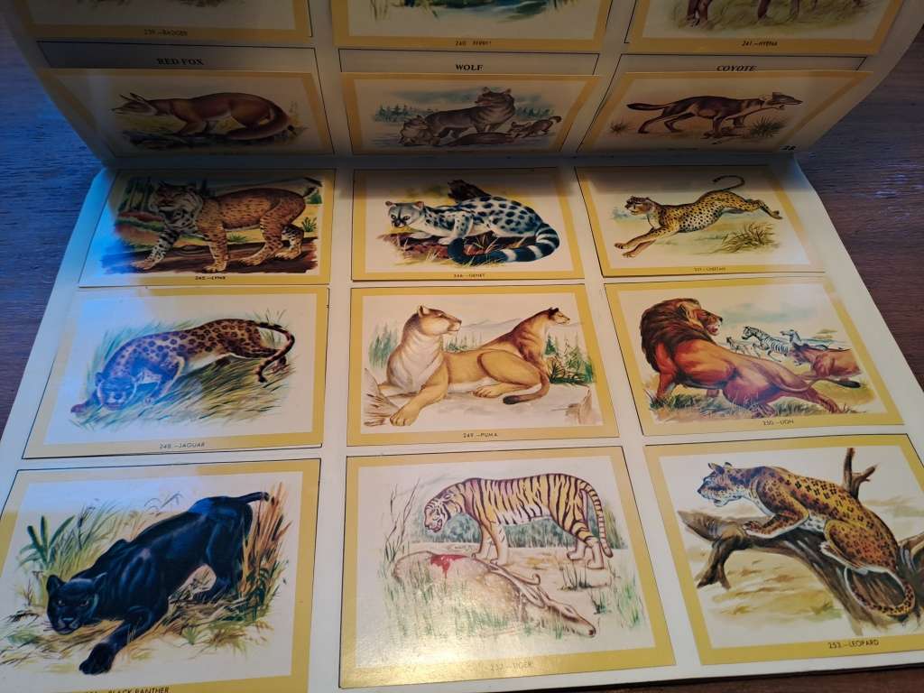 Naturama vintage stcker book 1970's