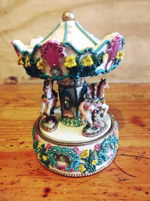 Vintage Carousel musical toy