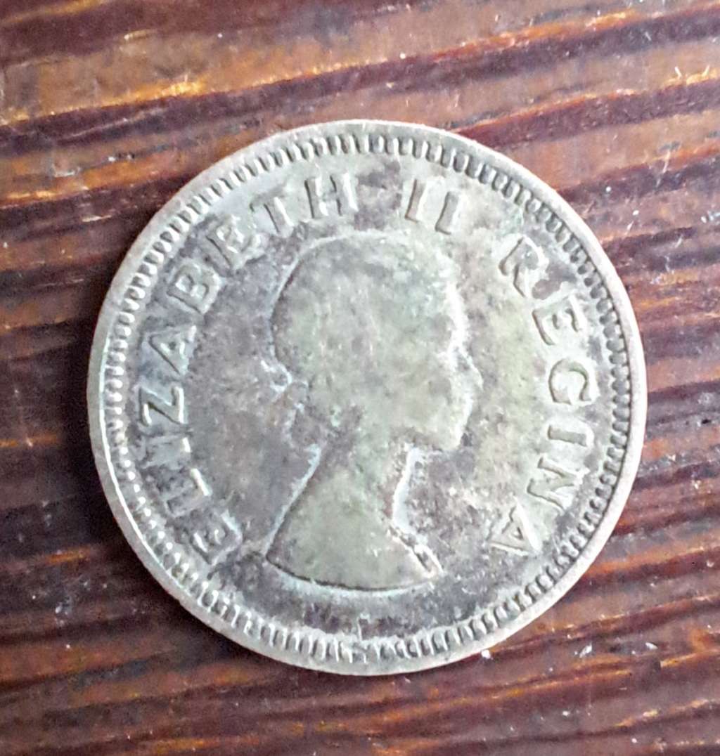 1956 Threepence Queen Elizabeth ll Series
