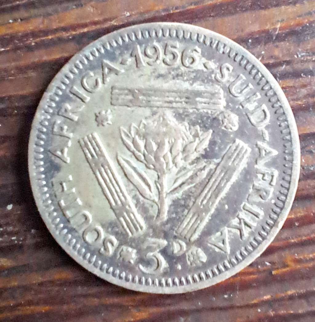 1956 Threepence Queen Elizabeth ll Series