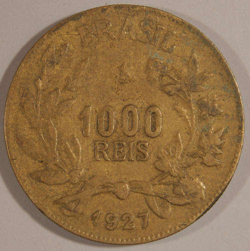 A 1927 BRASIL 1000 REIS