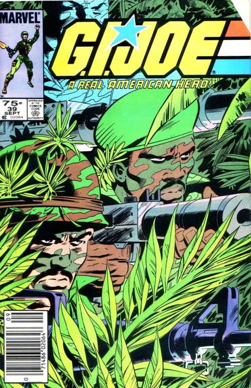MARVEL COMICS #39 SEPT G.I. JOE A REAL AMERICAN HERO !