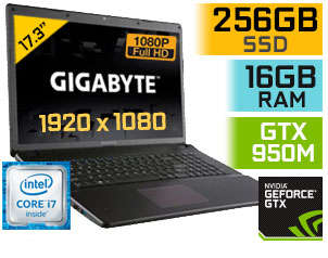 **MONSTER SPEC**Gigabyte P17**4th GEN**QUAD CORE i5**17.3" LED**GTX GRAPHICS**16GB MEMORY**SSD**