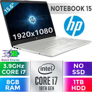 **10th GEN i7**MONSTER SPEC**HP 115**8GB DDR4**1TB**15.6" FHD**IRIS PRO GRAPHICS**