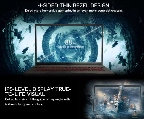 **GAMING**MSI G75 Thin**8th Gen i7-8750H**512GB SSD**16GB DDR4**17.3` FHD**GTX 1050Ti**