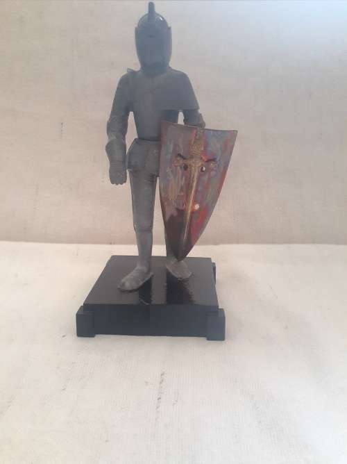 German made Weltzunder Pewter Knight lighter