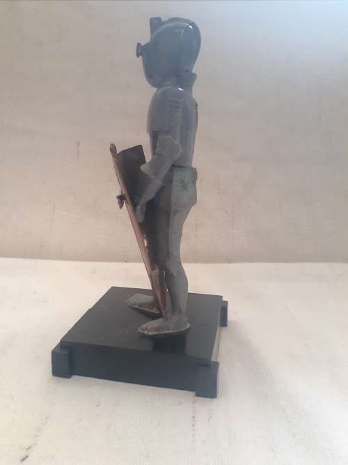 German made Weltzunder Pewter Knight lighter