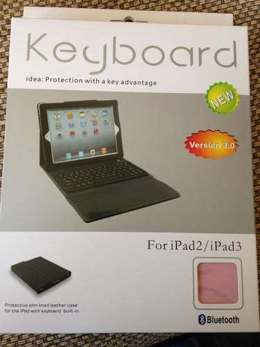 Case for Ipad 2/3 with bluetooth keyboard