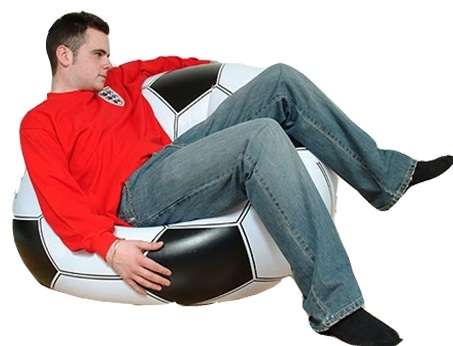 Inflatable chair football