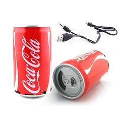 Coca Cola Shape Design Can Audio MP3 Speaker
