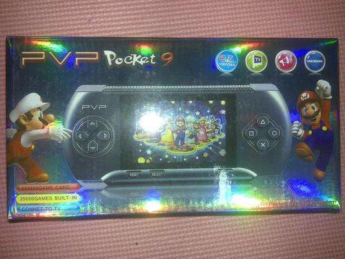 pvp pocket 9 (999999GAME CARD,25000GAMES BUILT IN,CONNET TO TV)