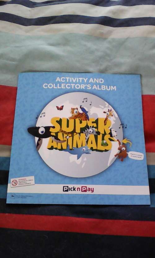 Activity and collectors album ( Super Animals)  Pick and Pay