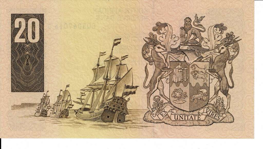 Crazy R1 Start! 1990 C.L Stals R20 note. Uncirculated