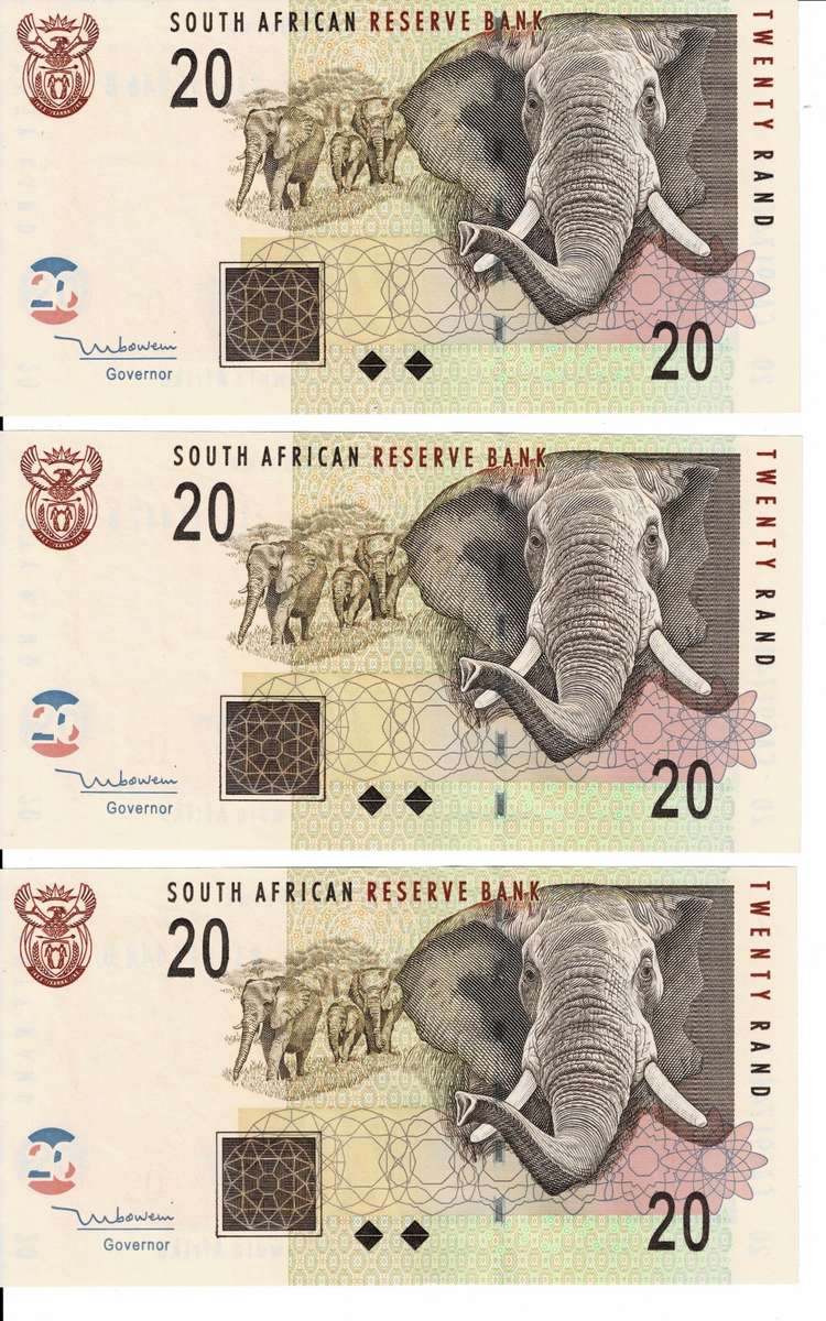 Crazy Low Start! R20 Notes In Sequence Uncirculated 1999 First Edition