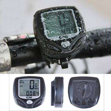 Free Shipping! Wireless Splashproof Bicycle LCD Computer Odometer Speedometer! Great Gift!!