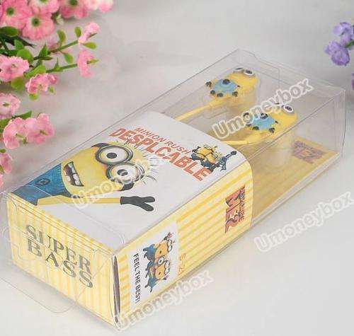 Cute Despicable Me Series Minions Super Bass Stereo Ear Phones