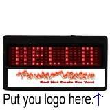 -------FREE POSTAGE -----for Scrolling LED name tag!!