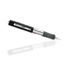 Spy pen with built in color video camera.