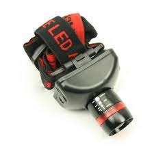 300 Lumens LED Headlight with Zoom function and 3 light projection modes