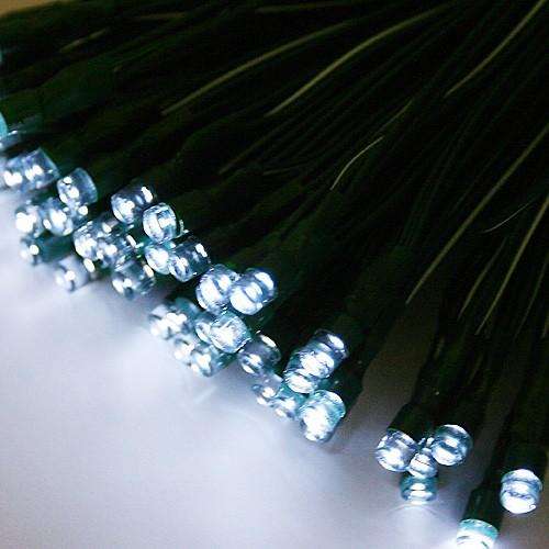 Solar powered 100 LED 17 meter String Lights, a great eco friendly way to light up your garden.
