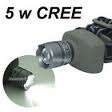 150 Lumens LED Headlight with Zoom function and 3 light projection modes including a flashing mode !