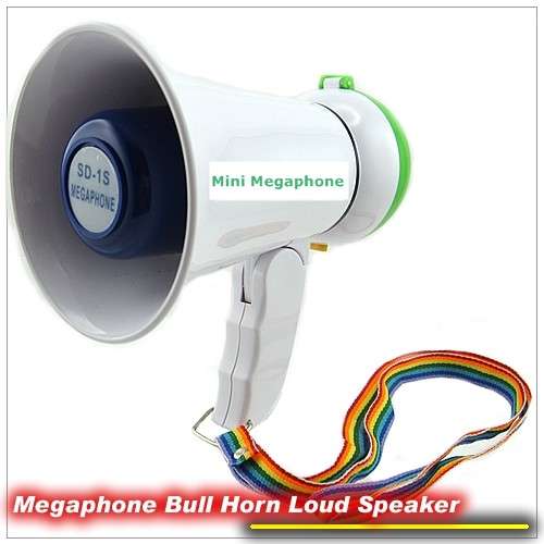 Mini Megaphone! Compact size and very loud! 200 meter range.