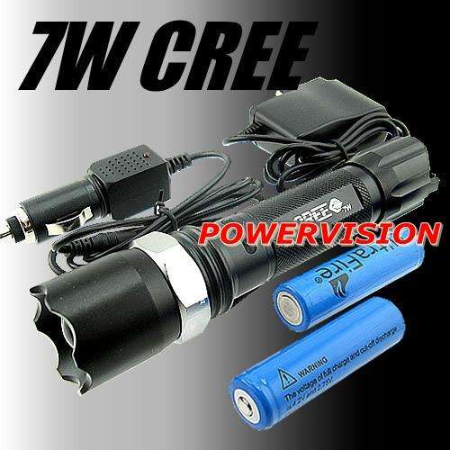 **Clearance Sale** All stock must go! LOW PRICES! 500 Lumens CREE Rechargeable Flashlight + extras.