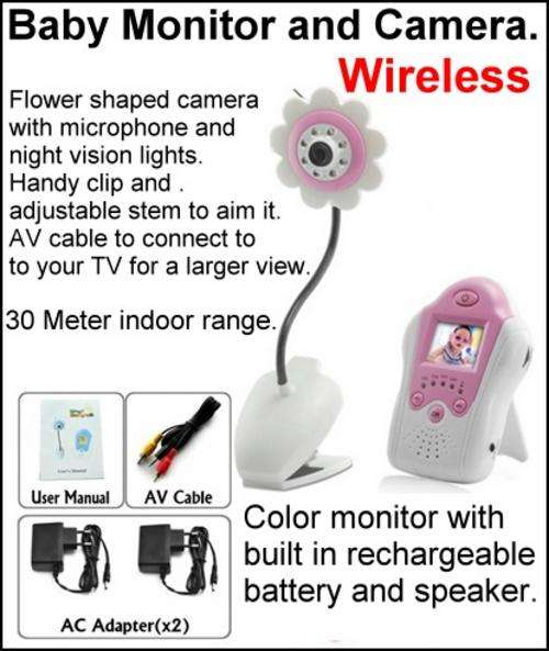Baby monitor with 1.5" Colour Screen! Great Quality and a must have for all mums!