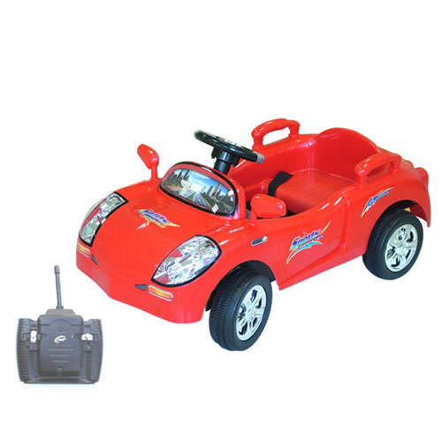 Red Ride on Kids 6V Rechargeable Battery Powered Car with Remote! Lovely Christmas Gift!