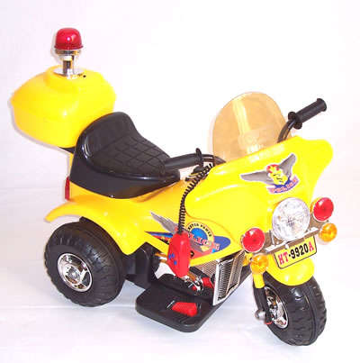 Yellow Ride on Kids 6V Rechargeable Battery Powered MotorBike! Great Quality & FREE DELIVERY!
