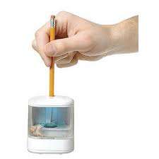 USB Desktop Pencil Sharpener with Flashing LED Lights. Great Gadget!