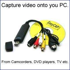 Easy Cap a great way to connect your video devices to your pc!