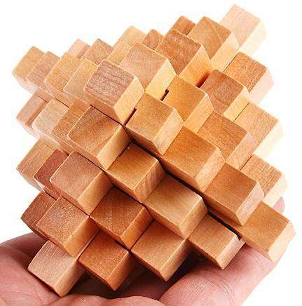 Fun wooden puzzle! An Ancient Chinese puzzle will keep you busy for hours!
