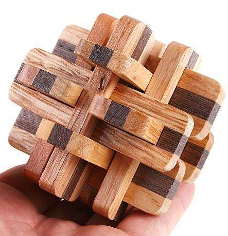 Brain Teaser wooden puzzle! An Ancient Chinese puzzle will keep you busy for hours!