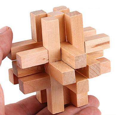 Crazy wooden puzzle! An Ancient Chinese puzzle will keep you busy for hours!