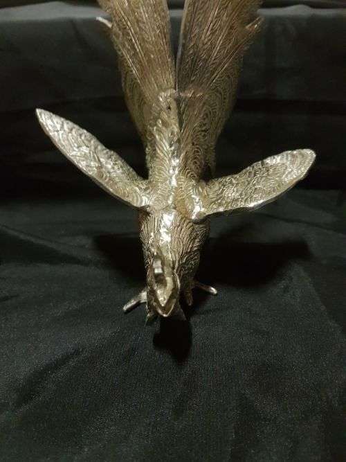 Pair of metal Fighting Cocks