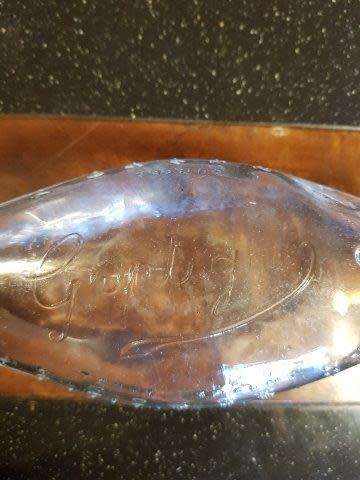 Antique Pair of Griptight Glass Baby Bottles