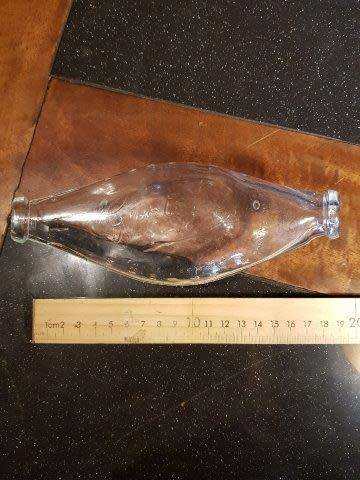 Antique Pair of Griptight Glass Baby Bottles